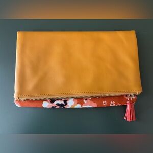 Rachel Pally Purse Clutch Fold Over Zahara Orange SPRING NWOT Reversible Handbag